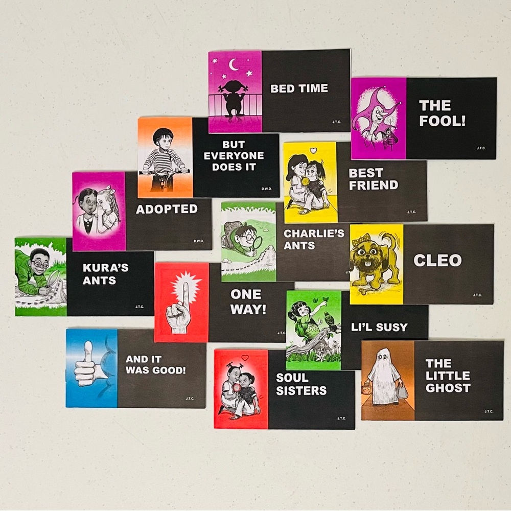 CHICK TRACTS LITTLE CHILDREN ASSORTMENT - 13 Titles Sampler Pack Coloring Books!